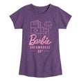 thumbnail image 1 of Barbie - The Dreamhouse 60th Anniversary - Toddler And Youth Girls Raglan Graphic T-Shirt, 1 of 4