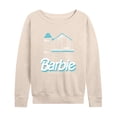 thumbnail image 1 of Barbie - The Dreamhouse - Women's Lightweight French Terry Long Sleeve Shirt, 1 of 4