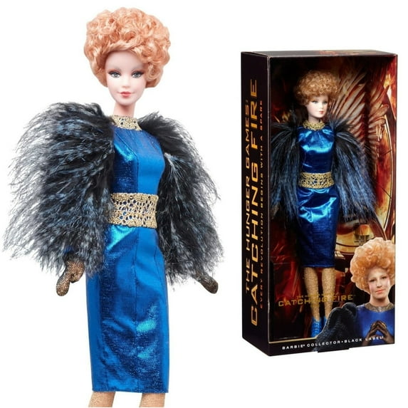 Barbie The Hunger Games Catching Fire Effie Trinket Doll Collector Mattel