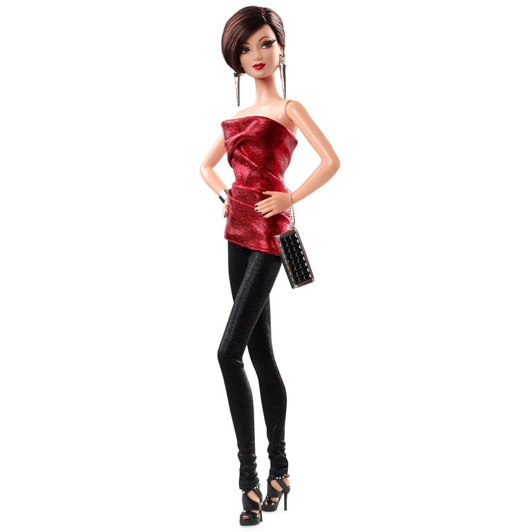 Barbie: The Look City Shine Brunette Doll - Walmart.com