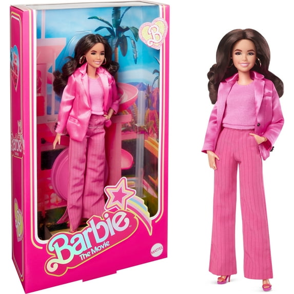Barbie The Movie Collectible Gloria Doll Wearing Pink Power Pantsuit