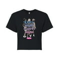 thumbnail image 1 of Barbie The Movie - Every Night Is Girls Night - Juniors Cropped Cotton Blend T-Shirt, 1 of 4