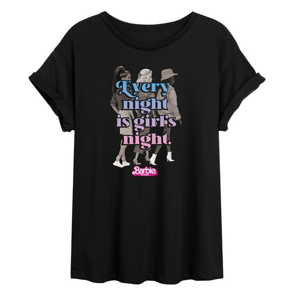 Barbie The Movie - Every Night Is Girls Night - Women's Oversized T-Shirt