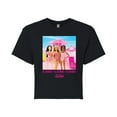 thumbnail image 1 of Barbie The Movie - Hi Barbie Beach - Juniors Cropped Cotton Blend T-Shirt, 1 of 4