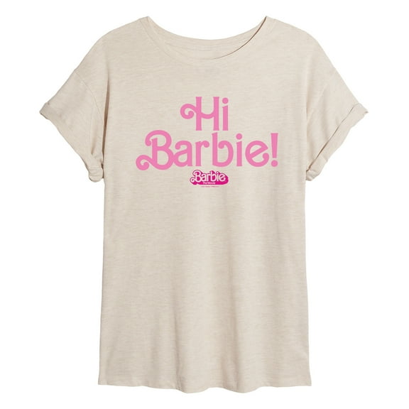 Barbie The Movie - Hi Barbie - Women's Oversized T-Shirt