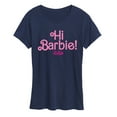 thumbnail image 1 of Barbie The Movie - Hi Barbie - Women's Short Sleeve Graphic T-Shirt, 1 of 5