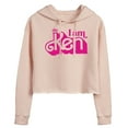 thumbnail image 1 of Barbie The Movie - I Am Ken - Juniors Cropped Pullover Hoodie, 1 of 5