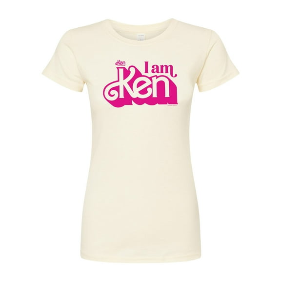 Barbie The Movie - I Am Ken - Juniors Fitted Graphic T-Shirt