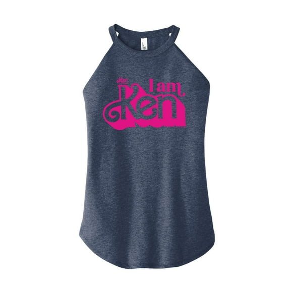 Barbie The Movie - I Am Ken - Juniors High Neck Tank Top