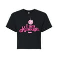 thumbnail image 1 of Barbie The Movie - I Am Kenough Disco Ball - Juniors Cropped Cotton Blend T-Shirt, 1 of 4
