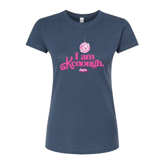 Barbie The Movie - I Am Kenough Disco Ball - Juniors Fitted Graphic T-Shirt