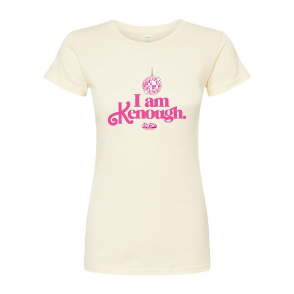 Barbie The Movie - I Am Kenough Disco Ball - Juniors Fitted Graphic T-Shirt