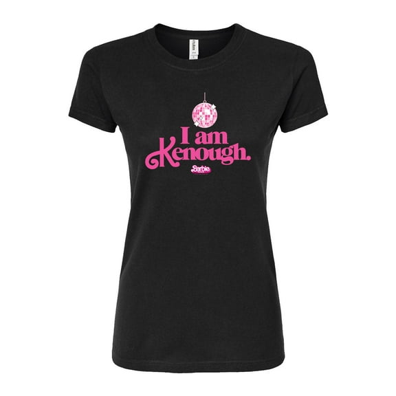 Barbie The Movie - I Am Kenough Disco Ball - Juniors Fitted Graphic T-Shirt