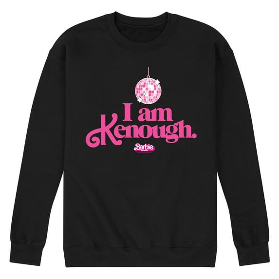Barbie The Movie - I Am Kenough Disco Ball - Men's Crew Neck Fleece Pullover