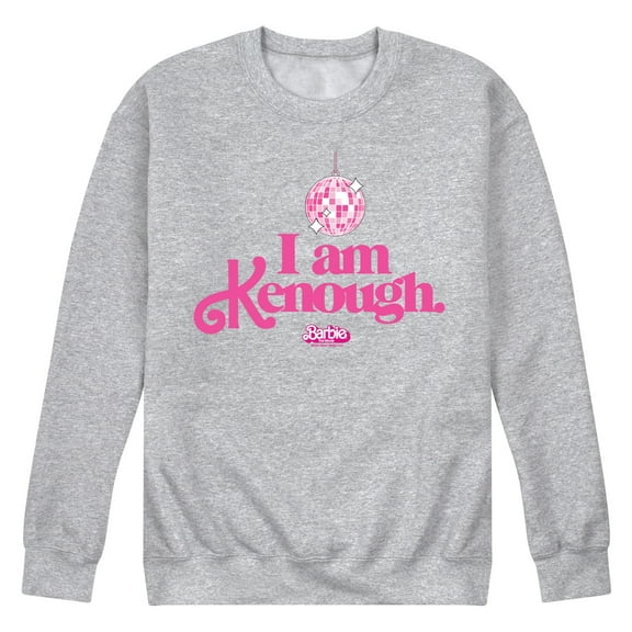 Barbie The Movie - I Am Kenough Disco Ball - Men's Crew Neck Fleece Pullover