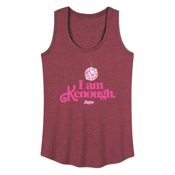Barbie The Movie - I Am Kenough Disco Ball - Women's Racerback Tank Top