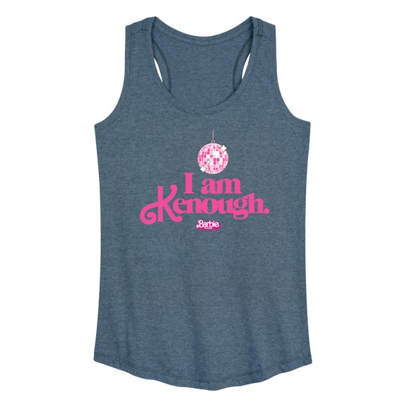 Barbie The Movie - I Am Kenough Disco Ball - Women's Racerback Tank Top