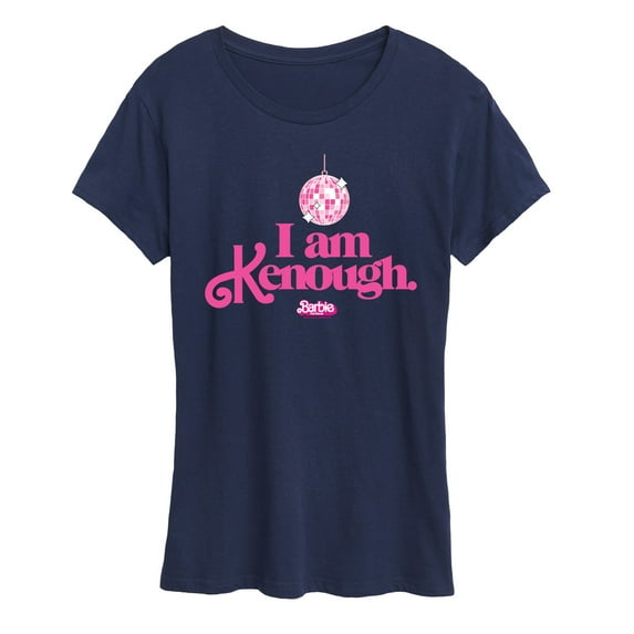 Barbie The Movie - I Am Kenough Disco Ball - Women's Short Sleeve Graphic T-Shirt