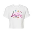 thumbnail image 1 of Barbie The Movie - I Am Kenough Icons - Juniors Cropped Cotton Blend T-Shirt, 1 of 4