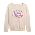 thumbnail image 1 of Barbie The Movie - I Am Kenough Icons - Women's Lightweight French Terry Long Sleeve Shirt, 1 of 5