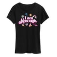 thumbnail image 1 of Barbie The Movie - I Am Kenough Icons - Women's Short Sleeve Graphic T-Shirt, 1 of 5