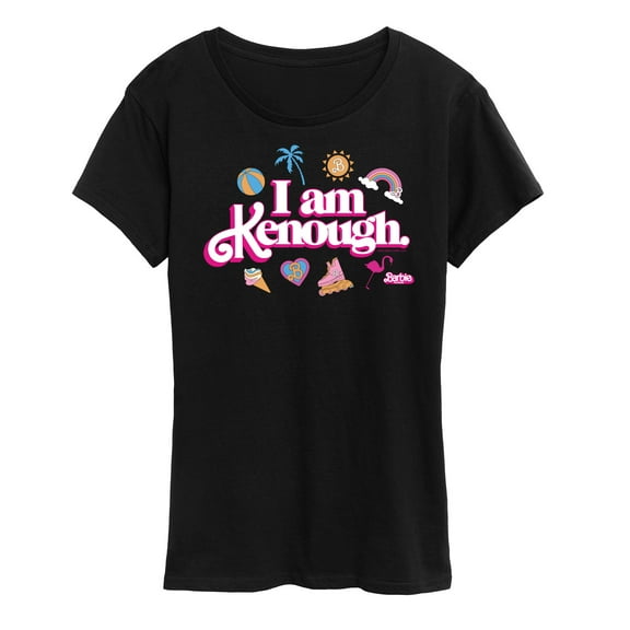 Barbie The Movie - I Am Kenough Icons - Women's Short Sleeve Graphic T-Shirt