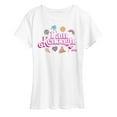 thumbnail image 1 of Barbie The Movie - I Am Kenough Icons - Women's Short Sleeve Graphic T-Shirt, 1 of 5