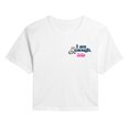 thumbnail image 1 of Barbie The Movie - I Am Kenough - Juniors Cropped Cotton Blend T-Shirt, 1 of 4
