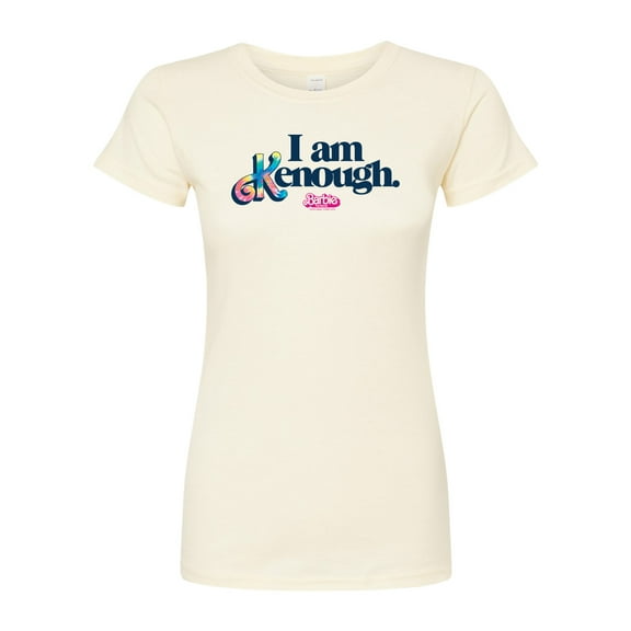 Barbie The Movie - I Am Kenough  - Juniors Fitted Graphic T-Shirt