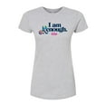 thumbnail image 1 of Barbie The Movie - I Am Kenough  - Juniors Fitted Graphic T-Shirt, 1 of 5
