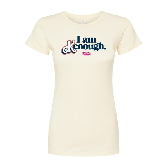 Barbie The Movie - I Am Kenough - Juniors Fitted Graphic T-Shirt