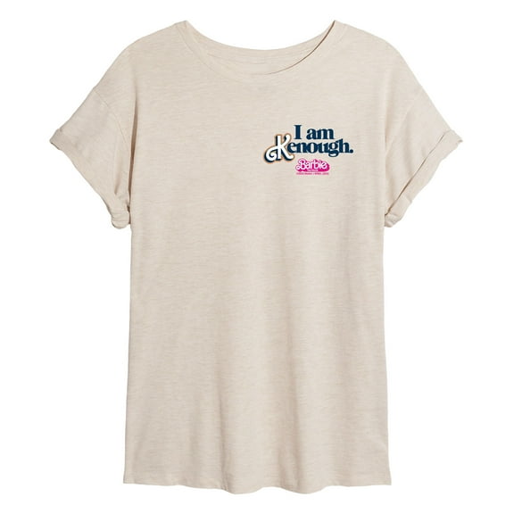 Barbie The Movie - I Am Kenough - Juniors Ideal Flowy Muscle T-Shirt