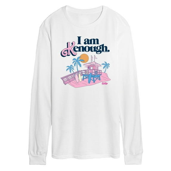 Barbie The Movie - I Am Kenough Lifeguard Stand - Men's Long Sleeve T-Shirt