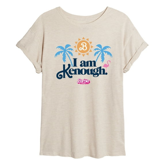 Barbie The Movie - I Am Kenough Palm Trees - Women's Oversized T-Shirt