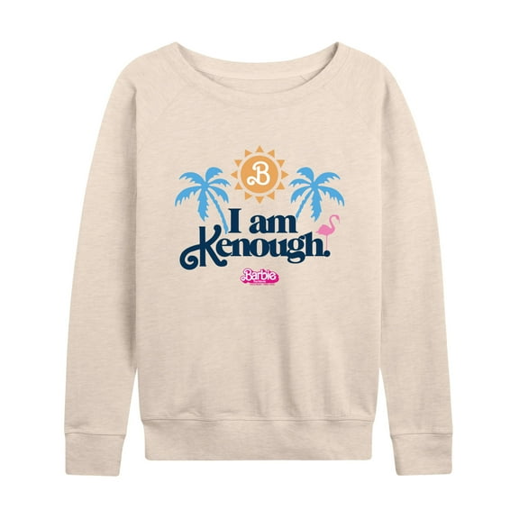 Barbie The Movie - I Am Kenough Palm Trees - Women's Lightweight French Terry Long Sleeve Shirt