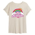 thumbnail image 1 of Barbie The Movie - I Am Kenough Rainbow Clouds - Juniors Ideal Flowy Muscle T-Shirt, 1 of 4