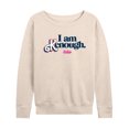 thumbnail image 1 of Barbie The Movie - I Am Kenough - Women's Lightweight French Terry Long Sleeve Shirt, 1 of 5
