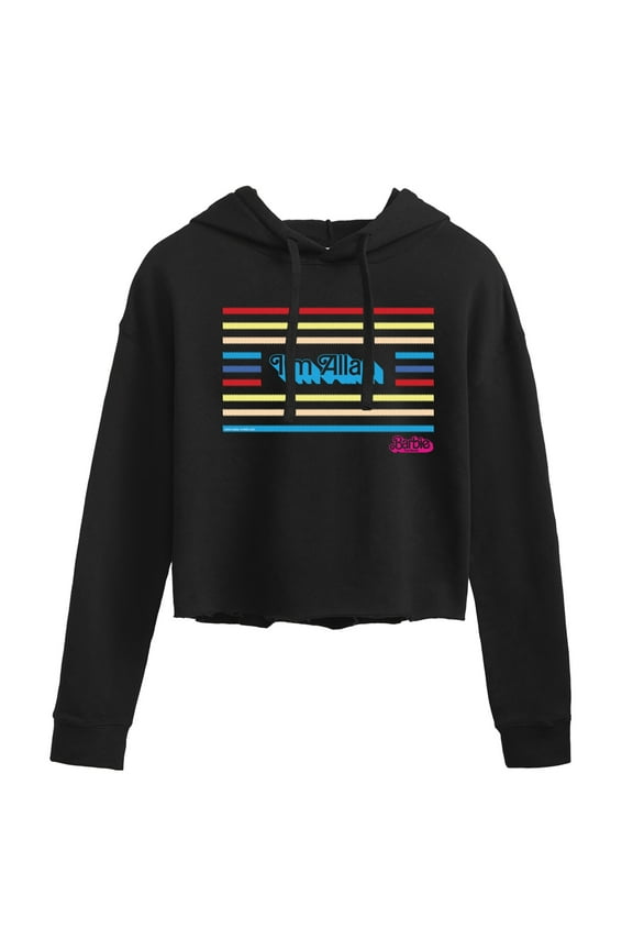 The Movie - I'm Allan  - Juniors Cropped Pullover Hoodie