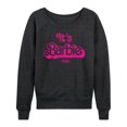 thumbnail image 1 of Barbie The Movie - It's Barbie Pink - Women's Lightweight French Terry Long Sleeve Shirt, 1 of 5