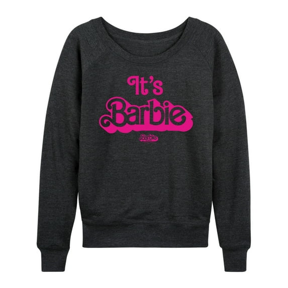 Barbie The Movie - It's Barbie Pink - Women's Lightweight French Terry Long Sleeve Shirt