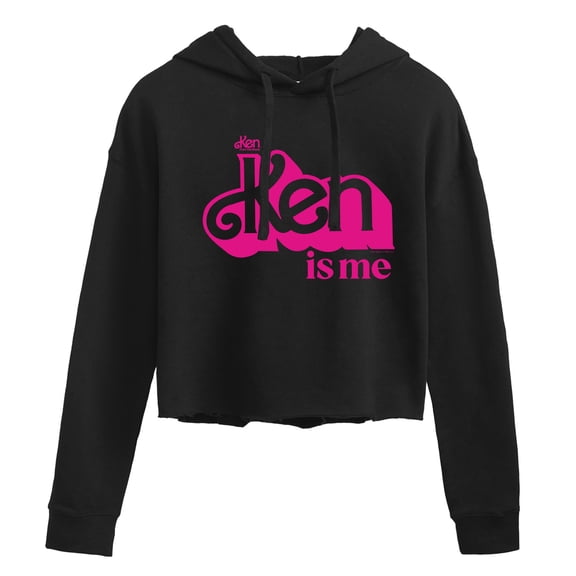Barbie The Movie - Ken Is Me - Juniors Cropped Pullover Hoodie