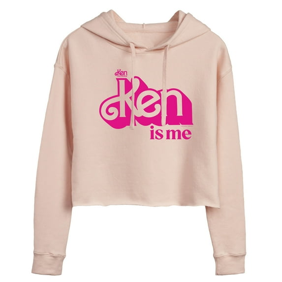 Barbie The Movie - Ken Is Me - Juniors Cropped Pullover Hoodie