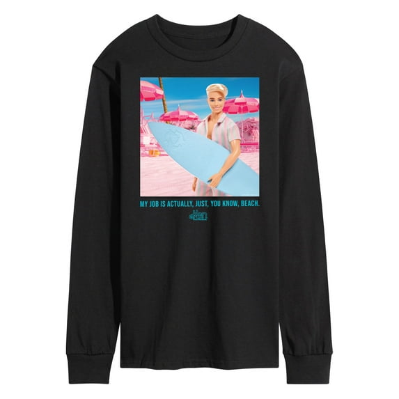 Barbie The Movie - Ken My Job Is Beach - Men's Long Sleeve T-Shirt