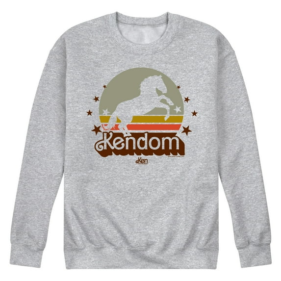 Barbie The Movie - Kendom Western - Men's Crew Neck Fleece Pullover