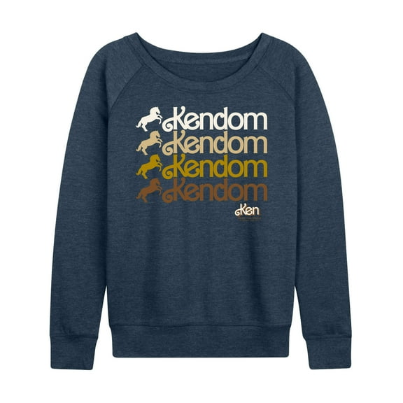 Barbie The Movie - Kendom Western  - Women's Lightweight French Terry Long Sleeve Shirt