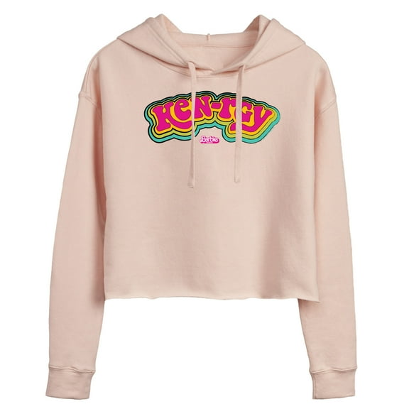 Barbie The Movie - Kenrgy 70s - Juniors Cropped Pullover Hoodie