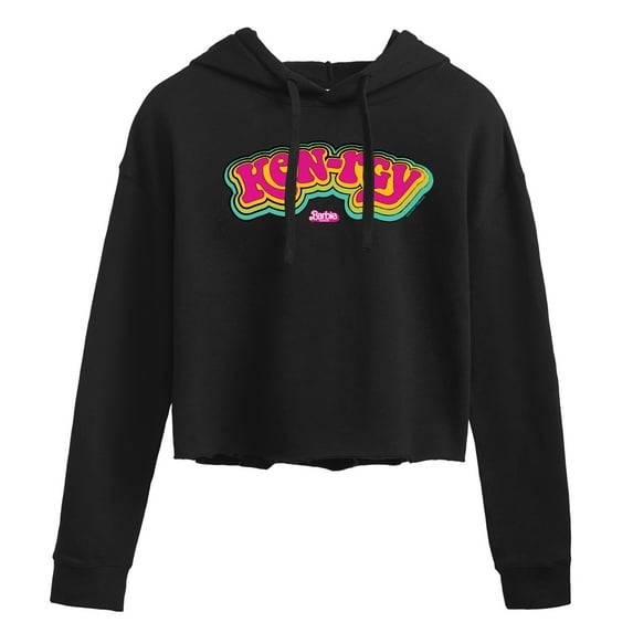 Barbie The Movie - Kenrgy 70s - Juniors Cropped Pullover Hoodie