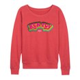 thumbnail image 1 of Barbie The Movie - Kenrgy 70s - Women's Lightweight French Terry Pullover, 1 of 5