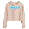 thumbnail image 1 of Barbie The Movie - Kenrgy Blue - Juniors Cropped Pullover Hoodie, 1 of 5