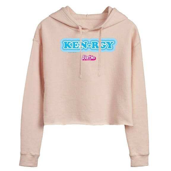Barbie The Movie - Kenrgy Blue - Juniors Cropped Pullover Hoodie